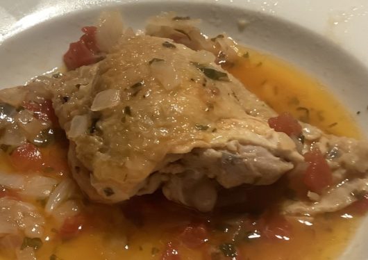 Chicken with Onions and Tomatoes